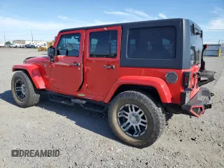 2016 Jeep Wrangler Unlimited Sahara with VIN 1C4HJWEG4GL186000, listed as a Copart auction lot 62554085 with 80,506 mi miles and Salvage title. Bid and sale history available at DreamBid. Image 2.