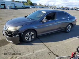 2015 Honda Accord Sedan LX with VIN 1HGCR2F36FA152188, listed as a Copart auction lot 49317205 with 192,583 mi miles and Salvage Title. Bid and sale history available at carsss.com. Image 1.