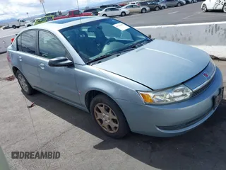 2003 Saturn ION with VIN 1G8AJ54FX3Z200147, listed as a IAAI auction lot 41797049 with 148,557 mi miles. Bid and sale history available at carsss.com. Image 1.