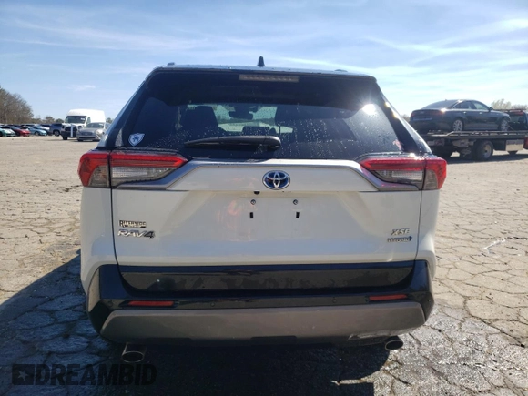 2021 Toyota RAV4 Hybrid XSE with VIN 4T3E6RFV8MU021367, listed as a Copart auction lot 49227505 with 78,772 mi miles and Salvage title. Bid and sale history available at DreamBid. Image 6.