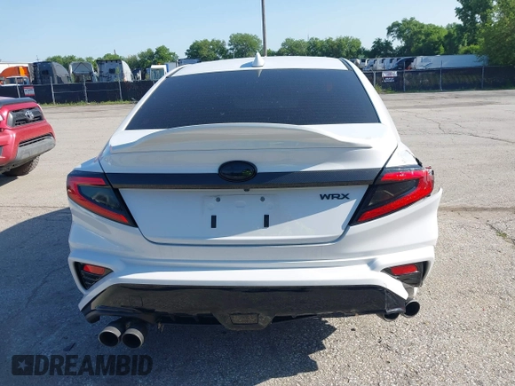 2022 Subaru WRX Premium with VIN JF1VBAF63N9003498, listed as a IAAI auction lot 42249515 with 33,796 mi miles and . Bid and sale history available at DreamBid. Image 16.