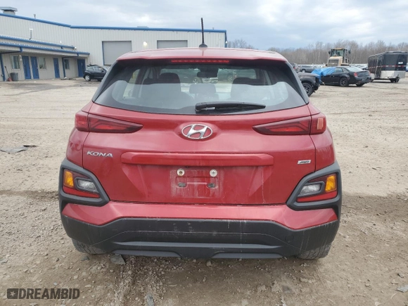 2019 Hyundai Kona SE with VIN KM8K1CAA7KU303587, listed as a Copart auction lot 49592645 with 134,453 mi miles and Salvage Title. Bid and sale history available at carsss.com. Image 6.