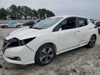 2021 Nissan LEAF SV z VIN 1N4AZ1CV2MC550141, wystawiony jako Copart lot #58041165 z przebiegiem 9 706 mil mil oraz Szkoda całkowita • Salvage title. Historia ofert i sprzedaży dostępna na DreamBid. Obrazek 1.