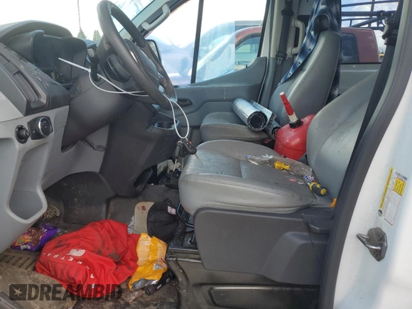 2015 Ford Transit Cargo with VIN 1FTNR1YM3FKA41244, listed as a Copart auction lot 48380255 with 34,640 mi miles and Salvage title. Bid and sale history available at DreamBid. Image 7.