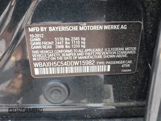 2013 BMW 5 Series 528i xDrive z VIN WBAXH5C54DDW15982, wystawiony jako IAAI lot #42340840 z przebiegiem 102 200 mil mil oraz . Historia ofert i sprzedaży dostępna na DreamBid. Obrazek 9.