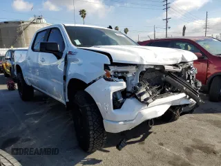 2023 Chevrolet Silverado 1500 RST with VIN 3GCUDEE8XPG130861, listed as a Copart auction lot 43488833 with 1,991 mi miles and Salvage Title. Bid and sale history available at carsss.com. Image 4.