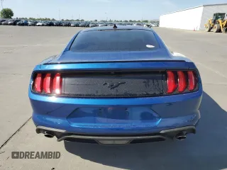2023 Ford Mustang EcoBoost with VIN 1FA6P8TH1P5107731, listed as a Copart auction lot 55351575 with 11,655 mi miles and Salvage title. Bid and sale history available at DreamBid. Image 6.