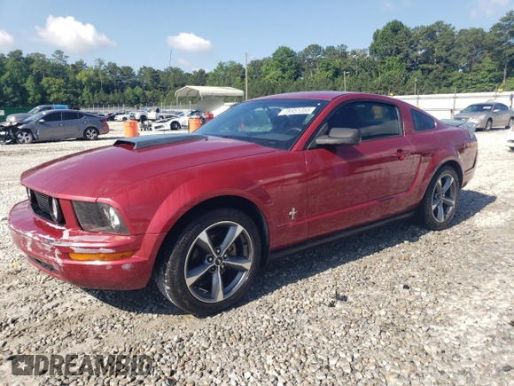 2007 Ford Mustang Deluxe с VIN 1ZVFT80N075240641, выставлен на аукционе Copart как лот 59951355 с пробегом 120 459 миль миль и Списание • Salvage title. История ставок и продаж доступна на DreamBid. Изображение 1.