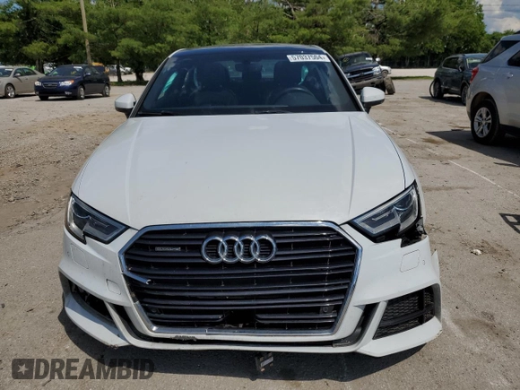 2017 Audi A3 Premium Plus with VIN WAUJ8GFF7H1006110, listed as a Copart auction lot 57037504 with 176,660 mi miles and Salvage Title. Bid and sale history available at DreamBid. Image 5.