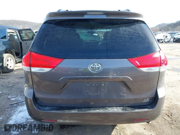2013 Toyota Sienna LE with VIN 5TDJK3DC8DS056730, listed as a IAAI auction lot 41141247 with 166,579 mi miles and . Bid and sale history available at DreamBid. Image 16.