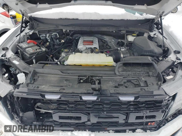 2023 Ford F-150 Raptor with VIN 1FTFW1RJXPFC55093, listed as a Copart auction lot 88436285 with 12,256 mi miles and Salvage Title. Bid and sale history available at DreamBid. Image 11.