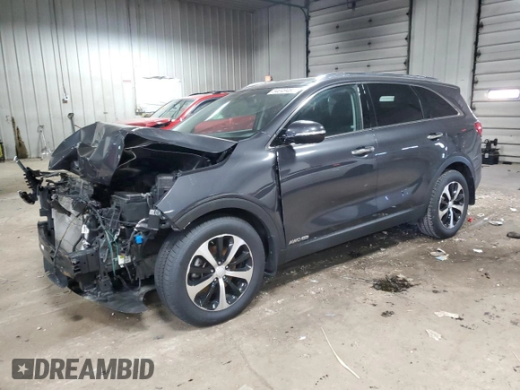2016 Kia Sorento EX with VIN 5XYPHDA57GG154914, listed as a Copart auction lot 54049485 with 115,328 mi miles and Non repairable. Bid and sale history available at DreamBid. Image 1.