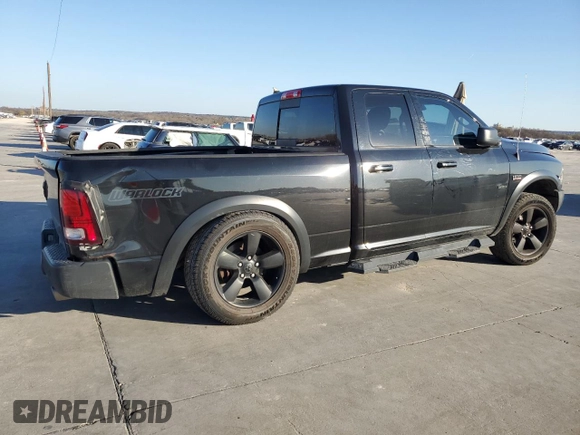 2019 Ram 1500 Classic Warlock with VIN 1C6RR6GT4KS734154, listed as a Copart auction lot 85733294 with 49,943 mi miles and Salvage Title. Bid and sale history available at carsss.com. Image 3.