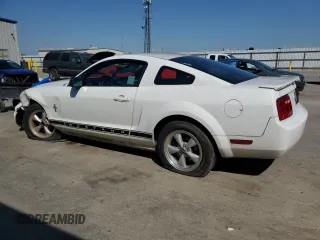 2007 Ford Mustang Deluxe with VIN 1ZVFT80N875283866, listed as a Copart auction lot 50806135 with 99,858 mi miles and Salvage Title. Bid and sale history available at carsss.com. Image 2.