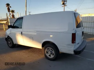 2003 Chevrolet Astro Cargo Van with VIN 1GCDM19X53B126066, listed as a Copart auction lot 79508884 with 153,780 mi miles and Salvage Title. Bid and sale history available at carsss.com. Image 2.