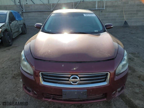 2012 Nissan Maxima 3.5 S with VIN 1N4AA5AP5CC860298, listed as a Copart auction lot 52574345 with 169,082 mi miles and Clean Title. Bid and sale history available at carsss.com. Image 5.
