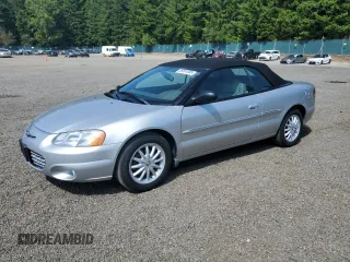 2002 Chrysler Sebring LXi z VIN 1C3EL55R92N296938, wystawiony jako Copart lot #59391005 z przebiegiem 41 634 mil mil oraz Czysty tytuł • Clean title. Historia ofert i sprzedaży dostępna na DreamBid. Obrazek 1.