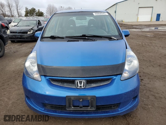2008 Honda Fit with VIN JHMGD37448S808086, listed as a Copart auction lot 49968945 with 357,868 mi miles and Clean Title. Bid and sale history available at carsss.com. Image 5.