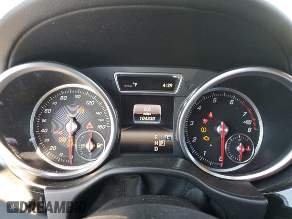 2017 Mercedes-Benz GLS 450 with VIN 4JGDF6EE3HA968974, listed as a Copart auction lot 67639594 with 104,330 mi miles and Salvage Title. Bid and sale history available at DreamBid. Image 9.