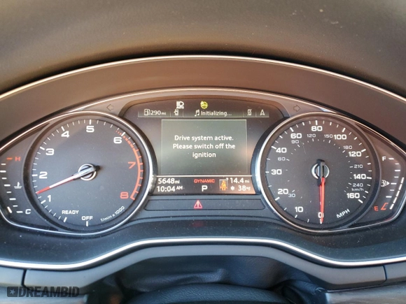 2024 Audi A5 Sportback S line Premium with VIN WAUDACF57RA112608, listed as a Copart auction lot 46718675 with 5,648 mi miles and Salvage Title. Bid and sale history available at carsss.com. Image 9.