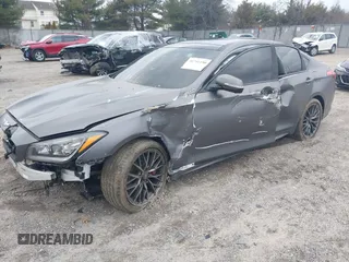 2019 Genesis G80 3.8L z VIN KMHGN4JE0KU292418, wystawiony jako IAAI lot #41741190 z przebiegiem 46 328 mil mil oraz . Historia ofert i sprzedaży dostępna na DreamBid. Obrazek 2.