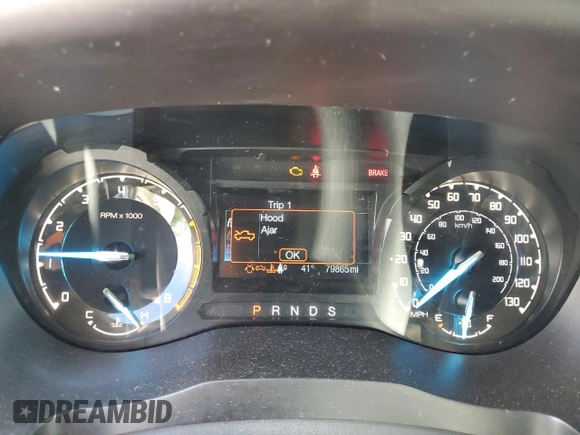 2022 Ford Ranger XL with VIN 1FTER4FH8NLD44472, listed as a Copart auction lot 58608825 with 79,865 mi miles and Salvage title. Bid and sale history available at DreamBid. Image 9.