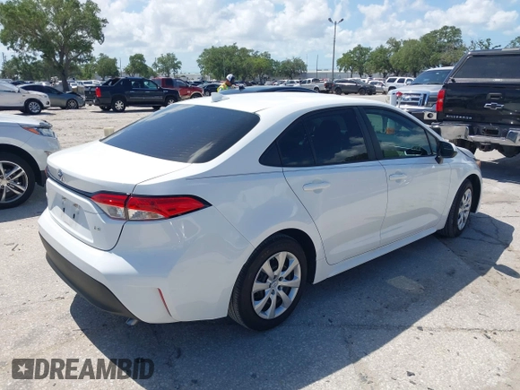 2023 Toyota Corolla LE with VIN 5YFB4MDE1PP058810, listed as a IAAI auction lot 42009318 with 10,950 mi miles and . Bid and sale history available at carsss.com. Image 4.