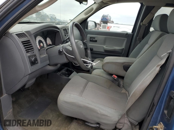 2005 Dodge Dakota ST with VIN 1D7HE22K75S329911, listed as a Copart auction lot 44815135 with 152,436 mi miles and Salvage Title. Bid and sale history available at DreamBid. Image 7.