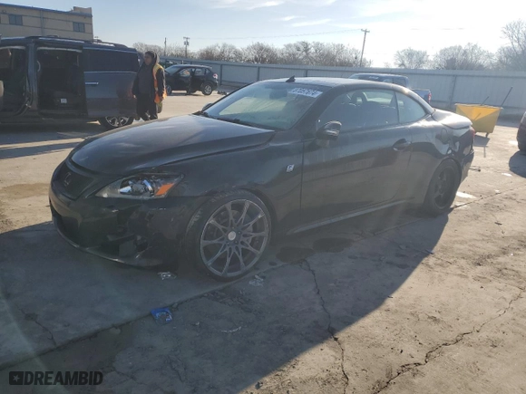2011 Lexus IS 350C with VIN JTHFE2C25B2506210, listed as a Copart auction lot 87057674 with 152,981 mi miles and Salvage Title. Bid and sale history available at carsss.com. Image 1.