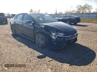 2023 Kia Forte GT-Line with VIN 3KPF54AD1PE670405, listed as a Copart auction lot 41576855 with 25,654 mi miles and Salvage Title. Bid and sale history available at carsss.com. Image 10.