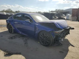 2025 Lexus IS with VIN JTHBZ1B2XS5083105, listed as a Copart auction lot 44640305 with 724 mi miles and Salvage Title. Bid and sale history available at carsss.com. Image 4.