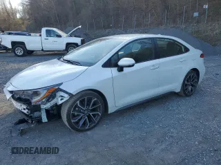 2022 Toyota Corolla SE with VIN JTDS4MCE9N3504631, listed as a Copart auction lot 53531335 with 47,584 mi miles and Salvage Title. Bid and sale history available at DreamBid. Image 1.