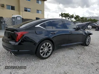2021 Cadillac CT5 Premium Luxury with VIN 1G6DN5RK4M0144115, listed as a Copart auction lot 47977965 with 73,122 mi miles and Non Repairable. Bid and sale history available at DreamBid. Image 3.