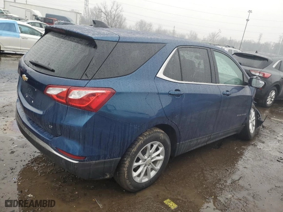 2020 Chevrolet Equinox LT with VIN 3GNAXJEV1LL266653, listed as a Copart auction lot 46969255 with 52,789 mi miles and Non Repairable. Bid and sale history available at carsss.com. Image 3.