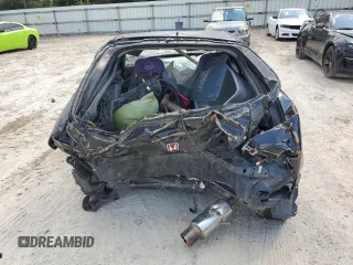 2006 Acura RSX Type-S Leather with VIN JH4DC53096S015433, listed as a Copart auction lot 72199524 with 0 mi miles and Salvage Title. Bid and sale history available at carsss.com. Image 6.