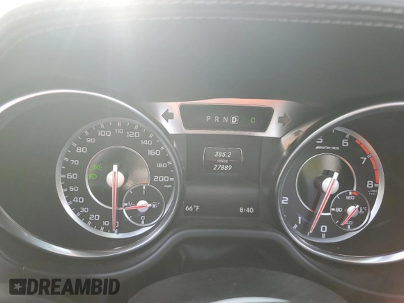 2015 Mercedes-Benz SL 63 AMG with VIN WDDJK7EA3FF031618, listed as a Copart auction lot 50321245 with 27,889 mi miles and Salvage title. Bid and sale history available at DreamBid. Image 9.