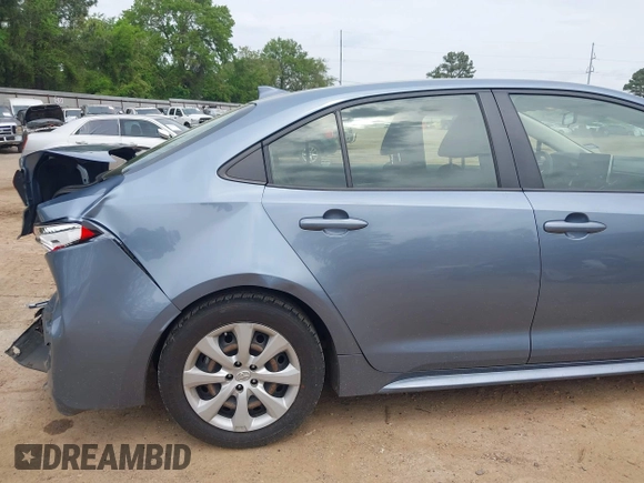2021 Toyota Corolla LE with VIN JTDEPMAE8MJ162896, listed as a IAAI auction lot 41942669 with 99,131 mi miles. Bid and sale history available at carsss.com. Image 18.