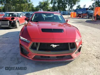 2024 Ford Mustang GT с VIN 1FA6P8CF0R5421646, выставлен на аукционе Copart как лот 61478275 с пробегом 2 331 миль миль и Списание • Salvage title. История ставок и продаж доступна на DreamBid. Изображение 5.
