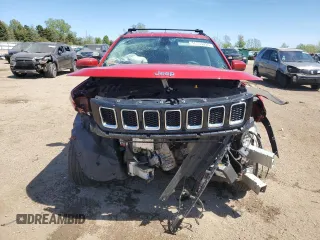 2021 Jeep Compass Latitude with VIN 3C4NJDBB8MT555442, listed as a Copart auction lot 56505235 with 39,793 mi miles and Salvage title. Bid and sale history available at DreamBid. Image 5.