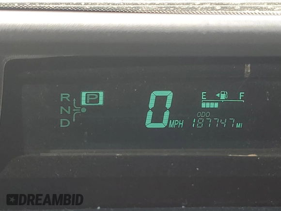 2007 Toyota Prius with VIN JTDKB20U377636933, listed as a Copart auction lot 52233205 with 187,747 mi miles and Salvage Title. Bid and sale history available at carsss.com. Image 9.