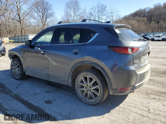 2018 Mazda CX-5 Grand Touring with VIN JM3KFBDM2J0407164, listed as a Copart auction lot 50080345 with 126,464 mi miles and Salvage title. Bid and sale history available at DreamBid. Image 2.