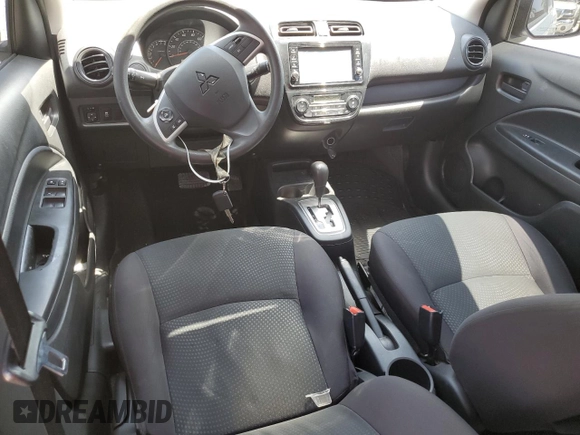 2020 Mitsubishi Mirage ES z VIN ML32F3FJ5LHF11336, wystawiony jako Copart lot #57326845 z przebiegiem 64 411 mil mil oraz Szkoda całkowita • Salvage title. Historia ofert i sprzedaży dostępna na DreamBid. Obrazek 8.