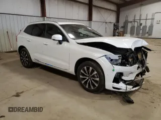2023 Volvo XC60 Plus Bright Theme with VIN YV4L12RN3P1323237, listed as a Copart auction lot 45478745 with 16,592 mi miles and Salvage Title. Bid and sale history available at carsss.com. Image 4.
