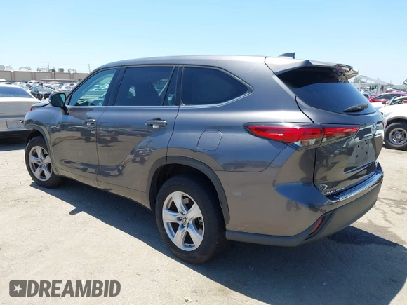 2021 Toyota Highlander L with VIN 5TDCZRAH9MS051141, listed as a IAAI auction lot 42228099 with 81,775 mi miles and . Bid and sale history available at DreamBid. Image 3.