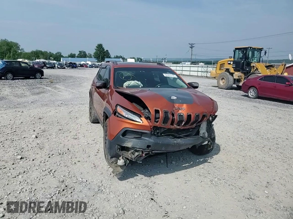 2014 Jeep Cherokee Trailhawk with VIN 1C4PJMBS0EW308775, listed as a Copart auction lot 60465125 with 117,326 mi miles and Salvage title. Bid and sale history available at DreamBid. Image 15.