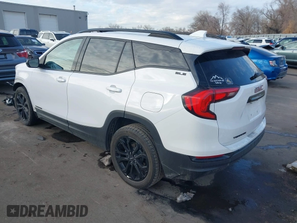 2021 GMC Terrain SLE with VIN 3GKALTEV2ML395538, listed as a IAAI auction lot 41279900 with 37,590 mi miles and . Bid and sale history available at carsss.com. Image 3.