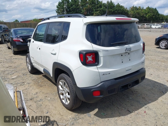 2018 Jeep Renegade Latitude with VIN ZACCJBBB8JPJ05253, listed as a IAAI auction lot 42129514 with 98,850 mi miles and . Bid and sale history available at DreamBid. Image 3.