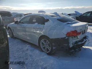 2017 BMW 4 Series 430i xDrive with VIN WBA4F9C34HG813108, listed as a Copart auction lot 42123645 with 55,417 mi miles and Salvage title. Bid and sale history available at DreamBid. Image 2.