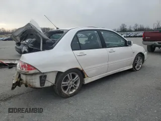 2005 Mitsubishi Lancer with VIN JA3AJ66F85U022407, listed as a Copart auction lot 46524295 with 129,997 mi miles and Salvage Title. Bid and sale history available at DreamBid. Image 3.
