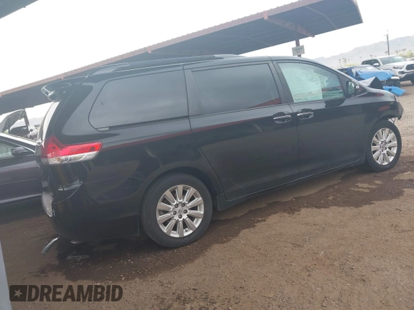 2014 Toyota Sienna XLE with VIN 5TDYK3DC0ES518522, listed as a IAAI auction lot 42025124 with 1 mi miles. Bid and sale history available at carsss.com. Image 4.